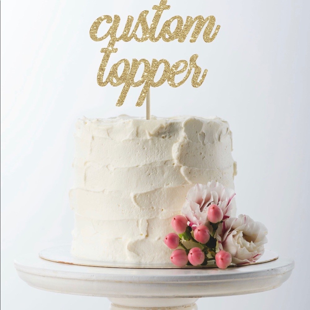 Personalized Cake Toppers